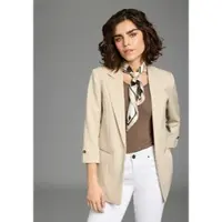 Laura scott Longblazer mit Knopf am Ärmel