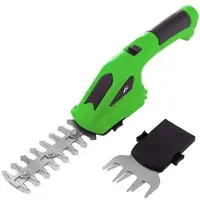 AGT Akku-Gartenschere mit 2 Aufsätzen, 1.500 mAh, 7,2 Volt, grün