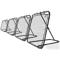PEARL sports 4er-Set Rebounder für Fußball Kinder, verstellbar, 100 x 100 x 85 cm