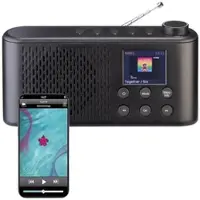 VR-Radio Mobiles Akku-Digitalradio mit DAB+/FM, Farbdisplay, Bluetooth 5.3, 6 W