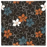 Mank Airlaid Serviette Cora in Schwarz, 40 x 40 cm, 50 Stück -