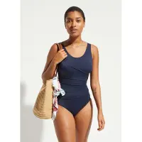 Bonprix Badeanzug verschiedene Größen, Shape-Design mit Zierfalten, sportlicher Stil