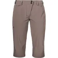 Schöffel 3/4-Hose SCHÖFFEL "Capri Pants Style Keitele WMS", Damen, Gr. 34, Normalgrößen, braun (3905, braun), Oberstoff: 88% Polyester, 12% Elasthan, Hosen 3/4-Hose