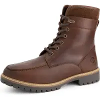 Travelin' Leder-Boots "Langstrand" in Braun - 45