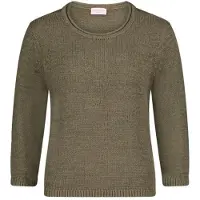 Betty Barclay Strickpullover mit 3/4 Arm in Dusty Olive | Gr.: 46