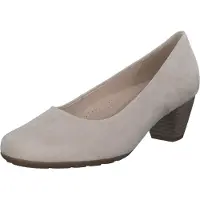 Gabor Pumps Damen Rauleder Beige Größe: 6