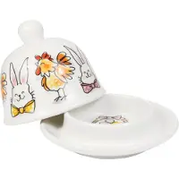 Blond Amsterdam Butterdose Osterhasen & Osterhühner in Bunt - 12cm | Gr.: onesize