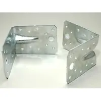 HundB Winkel aus Metall, 90 x 90 x 65mm mit Sicke, ca. 2,5 mm dick