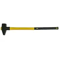 Proregal Vorschlaghammer 3,0 kg Fiberglasstiel mit Gummi Griff