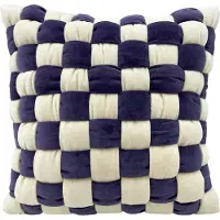 Fonq Knitt Zierkissen 50 x 50 cm - Violett