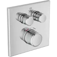 Ideal standard IS Brausethermostat UP Ceratherm Navigo 2 Verbraucher Eckig Chrom