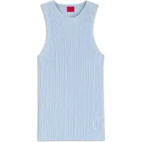 HUGO Top Sarepla 50539890 Hellblau Slim Fit
