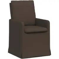 vidaXL Esszimmerstühle 2 Stk. Leinen Dunkelgrau 57 x 67 x 98 cm
