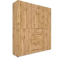 Itamoby Elios Sideboard mit 5 Türen und 3 Schubladen, 150 x 35 x 165 cm, Eiche natur