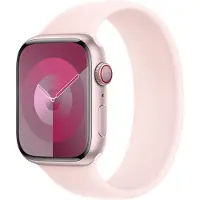 Apple Silikon Solo Loop für Watch | 38/40/41/42 mm - Größe 1 - Light Pink
