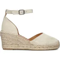 Via vai Damen Espadrilles Flora Braid - Beige - Größe 37