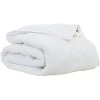 vidaXL Sommerdecke Weiß 200 x 155 x 3 cm Polyester