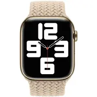 Apple Geflochtenes Solo Loop für Watch | 38/40/41/42 mm - Größe 1 - Beige