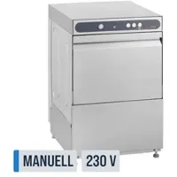 GastroHero Gläserspülmaschine ECO 40x40 cm Korbmaß, mit Reiniger- & Klarspüldosierer, Made in Europe, 230 Volt