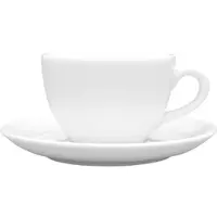 Lubiana Set 6 Obertassen, Serie Aida, weiß, 280 ml