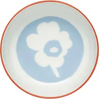 Marimekko - Oiva Unikko Schale, 400 ml, weiß / hellblau / orange