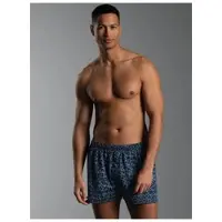 Trigema Boxershorts "Boxer-Shorts mit freundlichem Smiley-Muster", Herren, Gr. XL, 1 Stk., blau (navy), 100% Baumwolle, Unterhosen Boxershorts