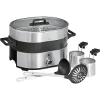 WMF Lono 3200001670, 3,6 l, Edelstahl, Rechteckig, Glas, Schwarz, 280 mm