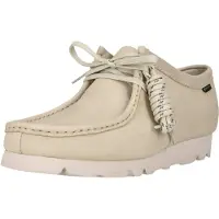 Clarks Originals Schnürschuhe Wallabee GTX im klassischen Design 1255 White Leather 42