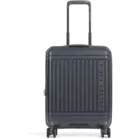 Delsey Lutece Handgepäck Spinner 55 cm - Erweiterbar 34/39 Liter - 55x40x20/23 cm - graphite