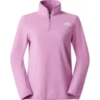 The North Face - Fleecejacke mit 1/4-Reißverschluss aus recyceltem Polyester &ndash; Damen / Frau &ndash; W Glacier Fleece 1/4 Zip Jacket Hushed