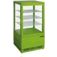 Saro Mini-Umluftkühlvitrine Modell SC 70 grün