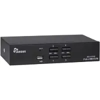 Inter-Tech Argus KVM AS-41HA - KVM-/Audio-Switch - 4 Anschlüsse