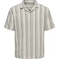 Only & Sons Kurzarm Hemdbluse ONSTREV herren
