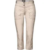 Cecil Caprihose "Style New York" Sommerhose mit Knopfdetails am Bund