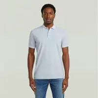 G-Star Raw C.V. Men's Dunda Overdyed Slim Polo Shirt, Blue, S