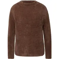 Street One Stehkragenpullover aus softem Materialmix