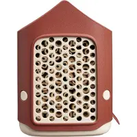 Elho Insektenhotel Cozy, zum Aufhängen, aus Kunststoff, mit Nisthülsen, 23 x 18 cm, Bienenhotel