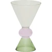 Urban Nature Culture Weinglas Ayo Transparent / Purple / Green 170 ml