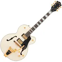 Gretsch G2420TG Streamliner Hollow Body mit Bigsby LTD LRL BroadTron BT-3S Tonabnehmer Vintage White