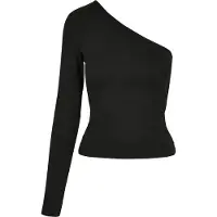 Urban Classics Langarmshirt "Damen Ladies Asymmetric Longsleeve" 1 Stk.