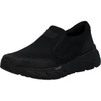 Rieker Slip-On Sneaker , Herren, Gr. 40, Textil, schwarz, Lederimitat, Textil, unifarben, Schuhe Slip-On Sneaker, Slipper, Schlupfschuh, Halbschuh, Freizeitsneaker mit Gummizüge