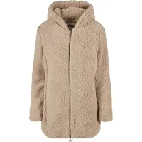 Urban Classics Ladies - SHERPA Long Winterjacke taupe - 4XL