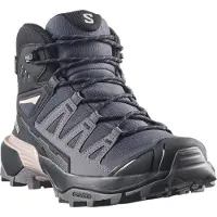 Salomon - Wanderschuhe für Tageswanderungen - X Ultra 360 Mid GTX W 9 Iron/Exca für Damen - Größe 39 1/3 - Grau