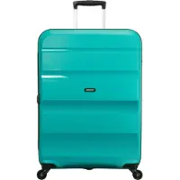 American Tourister Bon Air Spinner L Koffer, 75 cm, 91 L, Türkis (Deep Turquoise)