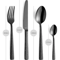 Amefa Felicity 3319 Besteckset 24-teilig, schwarz