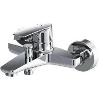 AM.PM Badewannenarmatur Wannenarmatur Chrom Einhebelmischer Wandmontage Bad Messing Badewannen Armaturen