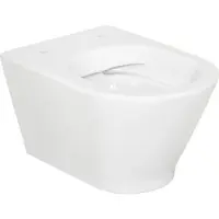 Evenes Wand-Tiefspül-WC Alaseja BxHxT: 360x355x525 mm Spülrandlos Keramik weiß