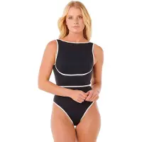 Rip Curl - Women's Mirage Fusion High Neck 1Pc - Badeanzug Gr M schwarz