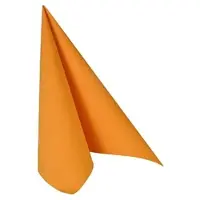 Papstar 250 Servietten "ROYAL Collection" 1/4-Falz 33 cm x 33 cm orange