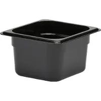 Multi Kantine Cambro 1/6GN 1.5L 17.6x16.2x10cm Polycarbonat Sort,6 stk/krt